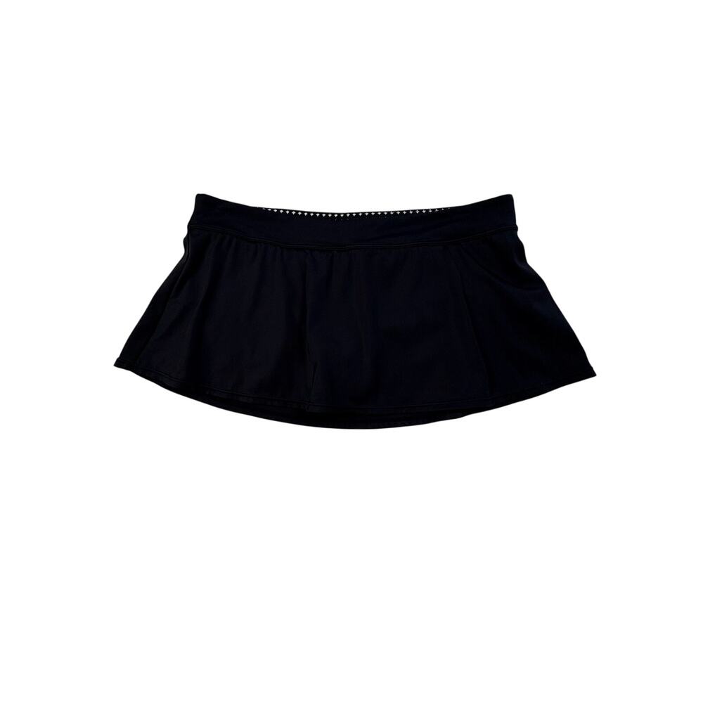 Nike Swim Skirt Women's 10 Black Resortwear Pool Beach Bikini